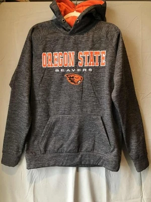 Oregon State Beavers Hoodie by Colosseum sz L Front Pocket Missing String - Image 1 of 4