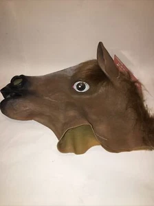 Realistic Horse Head Mask New With Tag Box C14 - Picture 1 of 2