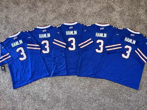 #3 Damar Hamlin Buffalo Bills Nike Jerseys (Sizes S-XXL) Cover