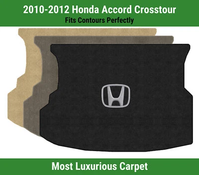 Lloyd Luxe Cargo Mat for '10-12 Honda Accord Crosstour w/Silver on Black Honda H - Image 1 of 4