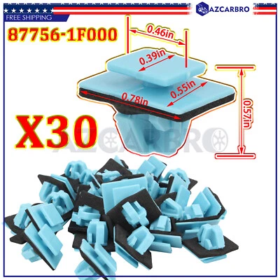 30 piezas Remache Parachoques Guardabarros Sujetador Clip Retenedor Para Kia Sportage 2011-2013 Foto 1 de 4