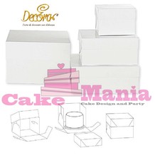 SCATOLA ALTA PORTA TORTA DECORA IN CARTONE PER TORTE A PIANI DA CAKE DESIGN