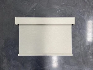 Hunter Douglas Designer Roller Shade, cordless lift, linen light, 34.875"x71.5" - Picture 1 of 8