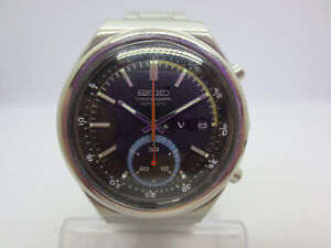VINTAGE SEIKO CHRONOGRAPH 6139-7060 DAYDATE STAINLESS STEEL AUTOMATIC MEN WATCH