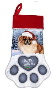 Christmas Stocking - Red Sable Tibetan Spaniel - Picture 1 of 1