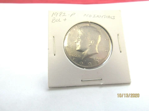1982-P Kennedy Half dollar ERROR only $9.95 (22158-HALF-SEEPETE) Cover