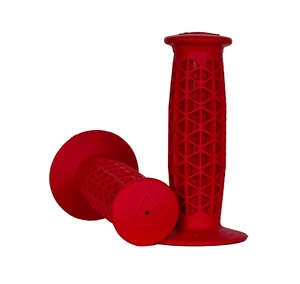 AME Best Bicycle Grips - Super Soft - BMX - Red - Picture 1 of 1