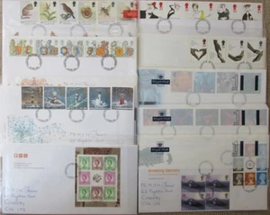 GB Stamps 7 Commemorative & 2 Prestige Book Panes First Day Covers from 1998 - Picture 1 of 5