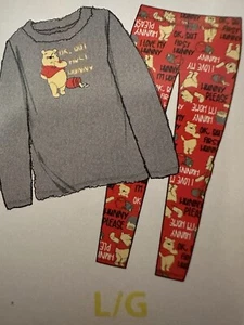 Disney Winnie Puuh Cozy 2-teiliges Plüsch PJ Set (L) - NEU - Bild 1 von 7
