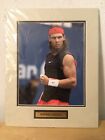 RAFAEL NADAL  11x14 Photo Framed Matted Tennis with Border and engraved plaque