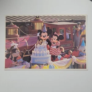 Mickey's Florida Collection 60th Birthday Party Continental Chrome Postcard - Picture 1 of 6