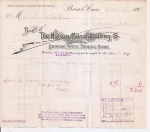 Recibo de fabricación Horton vintage 4 de abril de 1898 firmado T S Skilton & Sons! - Imagen 1 de 1