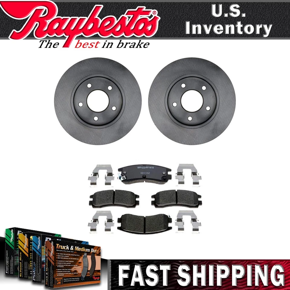 Rotores de freno traseros y pastillas de freno de cerámica para Chevrolet Monte Carlo 1998-1999 Foto 1 de 4