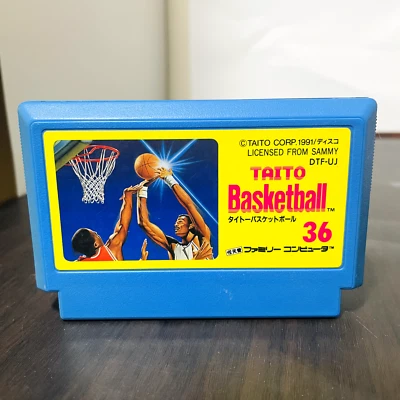 Taito Basketball Nintendo Famicom Taito 1991 Japanese Version DTF-UJ Sports - Image 1 of 4
