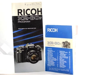 RICOH KR-30SP PROGRAM CAMERA INSTRUCTION MANUAL WITH BOOKLET (EXCELLENT) - Picture 1 of 2