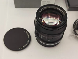 TTArtisan 50 mm f/1,2 Objektiv-Kit für Leica L-Halterung mit Filter, Motorhaube, SCHWARZ - Bild 1 von 22