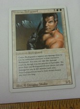 Veteran Bodyguard revised Magic the Gathering MTG NICE! CCG