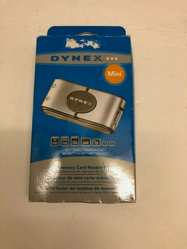 Dynex DX-CRMN1 Mini Memory Card Reader/Writer for Laptop Computer PC NEW - Image 1 of 3