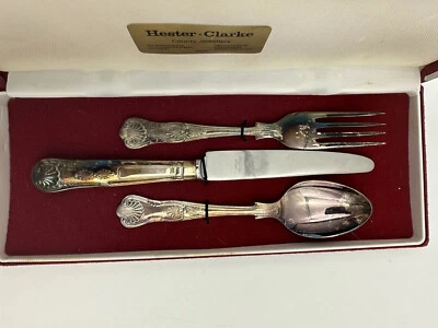Hester Clarke, County Jewellers Child’s Cutlery Set - Made in Sheffield, England - Image 1 of 4
