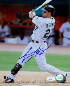 Jeremy Hermida Florida Marlins Signed 8x10 Glossy Photo JSA Authenticated - Picture 1 of 2