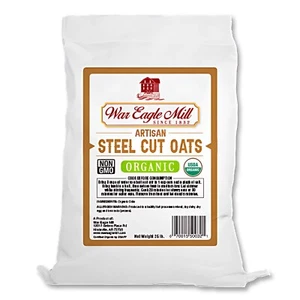 War Eagle Mill Organic Steel Cut Oats, 25 lb bag - Picture 1 of 5
