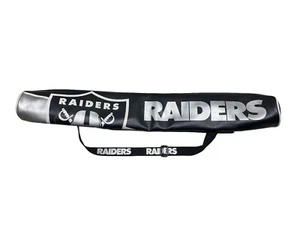 NFL FOOTBALL ~ RAIDERS ~ 5 PACK CAN SHAFT INSULATED ZIPPER COOLER CARRYING CASE - Picture 1 of 8