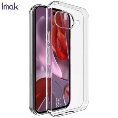 IMAK Para Google Pixel 9a, Lujo Transparente Suave Goma Delgada Estuche Cubierta Foto 1 de 4