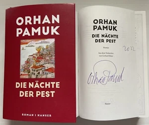 Orhan Pamuk signiert Buch Pest Nobelpreis Orig. Unterschrift Signatur Autogramm - Bild 1 von 2