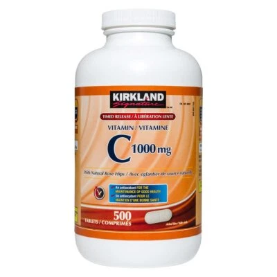 Kirkland Signature Vitamina C, 1000 mg, 500 tabletas Foto 1 de 2