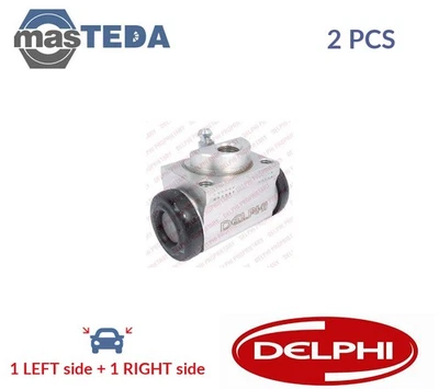 LW90069 DRUM WHEEL BRAKE CYLINDER PAIR REAR DELPHI 2PCS FOR OPEL CORSA E,CORSA D - Image 1 of 4