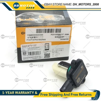 Оригинальный датчик массового расхода воздуха MAF для 2010-2017 BMW X5 X6 X3 X4 335i 535i 640i - Изображение 1 из 4