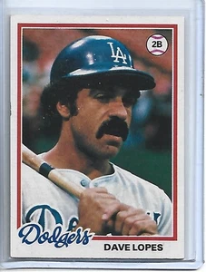 Dave Lopes 1978 Topps Baseballkarte #440 - Los Angeles Dodgers - Bild 1 von 2