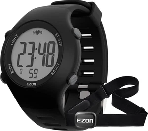 Heart Rate Monitor Chest Strap and Digital Watch,5Atm Waterproof Fitness Tracker - Picture 1 of 8