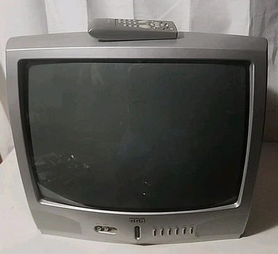RCA F19421 20 inch CRT TV RCA Inputs Retro Gaming with Remote - Image 1 of 4