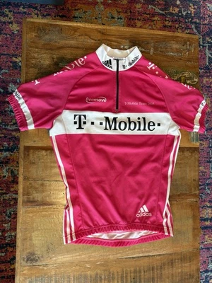 Camiseta Team T-Mobile 2005 ciclismo SS pequena da Adidas - Imagem 1 de 4