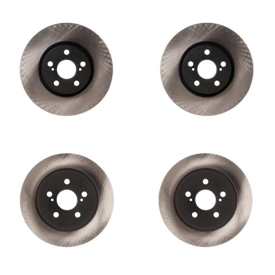 Kit de rotores de freno de disco recubiertos delanteros y traseros Advics 275 mm para Corolla Matrix Foto 1 de 1