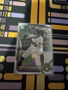 2022 Bowman Chrome #BCP-250 Prospects Mojo Refractor Sal Frelick Brewers - Picture 1 of 4