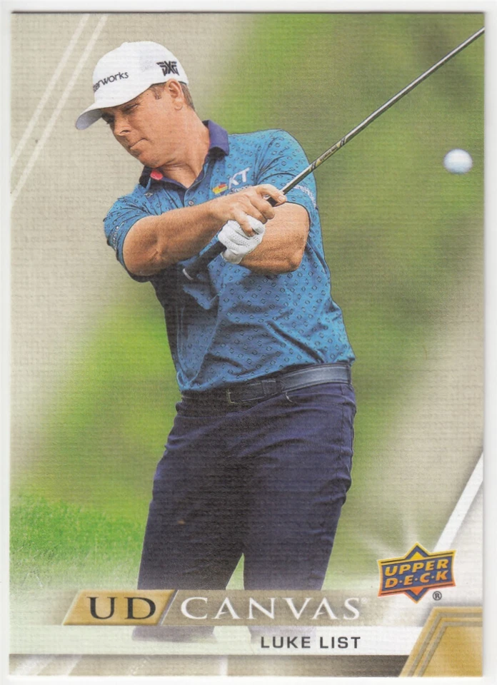 2024 Upper Deck Golf UD Canvas LUKE LIST #C-18 - Image 1 of 1