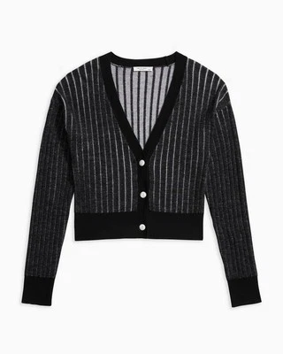 NWT Rag & Bone Women's Dallyce Cropped Stripe Cardigan - Salute SZ XS - Image 1 of 4