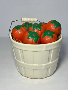 Vintage Ceramic Basket of Strawberries MCM Farmhouse Decor Kitchen ARTIST SIGNED - Picture 1 of 16