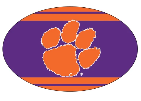 CLEMSON OVAL STRIPED MAGNET-CLEMSON TIGERS CAR MAGNET-NEW FOR 2016! Cover