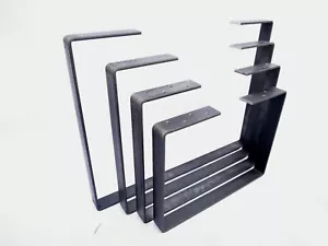 Mesa de centro hecha a medida pierna banco marco de acero estilo industrial horquilla rústica - Imagen 1 de 12
