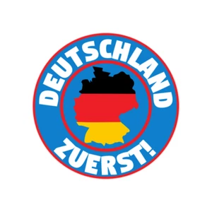 Aufkleber Deutschland zuerst II Germany first Sticker Auto Magnet Vinyl wetterfe - Picture 1 of 1