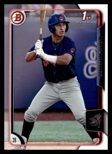 2015 Bowman Draft #99 Mark Mathias Cleveland Indians Baseball Card