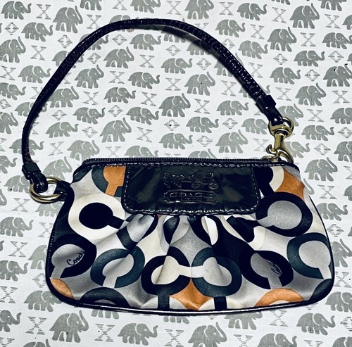 Portafoglio piccola frizione multicolore firma braccialetto Coach