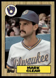 1987 Topps #640 Mark Clear - Picture 1 of 2