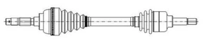 SEMIASSE ASSALE ANT DX PER OPEL ASTRA G 98>09 ZAFIRA A 99>05 2.0 2.2 DTI - Imagen 1 de 1
