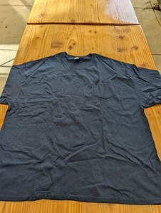 Hombre Gildan Pesado Algodón Azul Camiseta Talla 3xl - Imagen 1 de 6