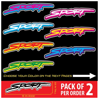 Dodge Dakota Truck Sport Decals - High Quality Vinyl Stickers for Dodge Trucks - Image 1 of 4