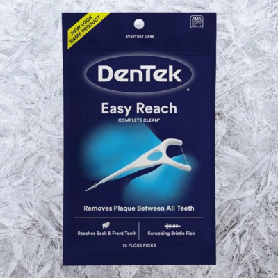 Медиаторы нити DenTek Complete Clean Easy Reach, без разрывов и измельчения, 75 - Изображение 1 из 4